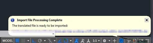 AutoCAD opens STEP (STP) files