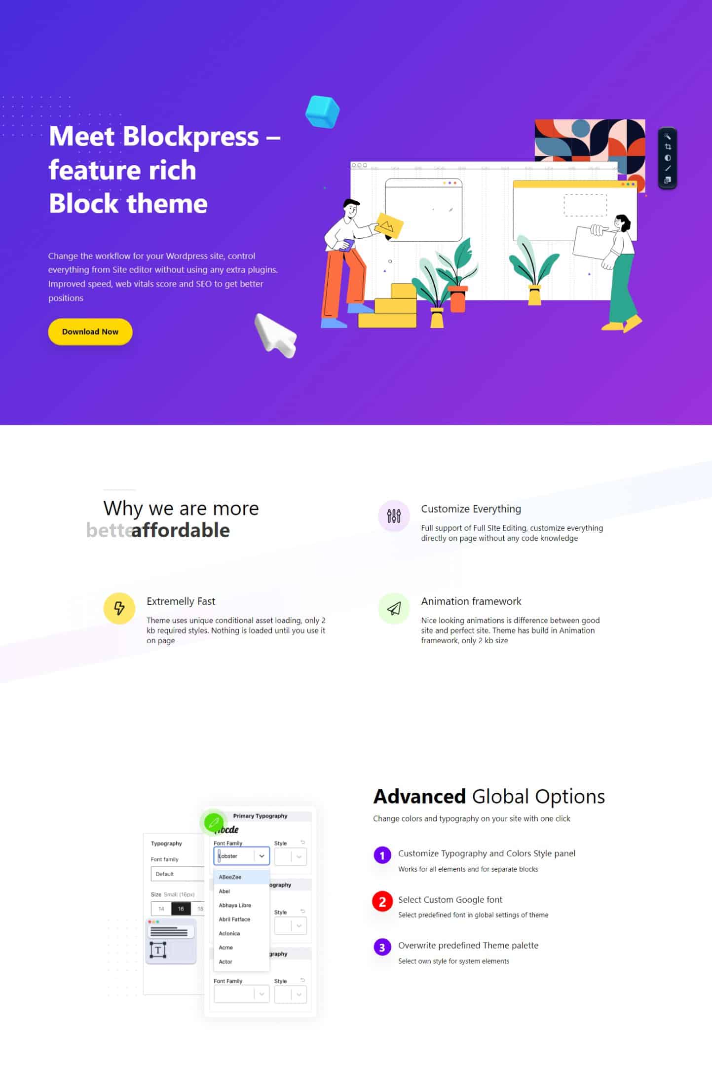 block themes