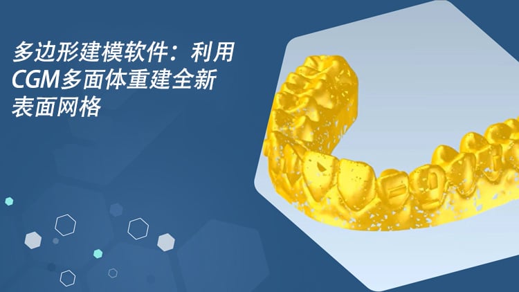 Polygonal Modeling Software: Reconstruct New Surface Meshes with CGM Polyhedra