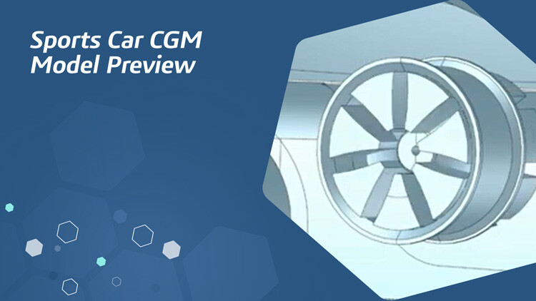Sports Car CGM Model Preview